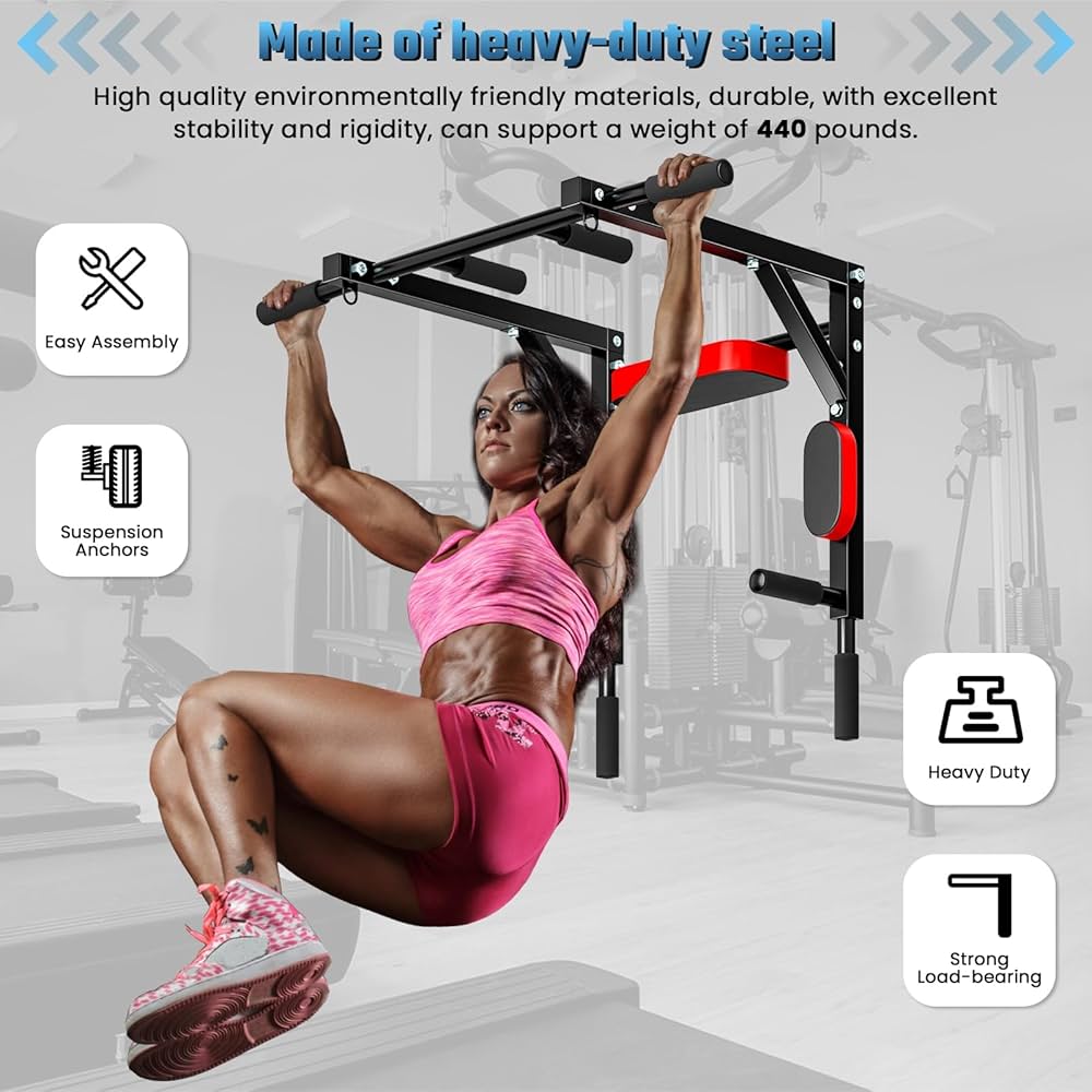 プルアップバー pull up bar Amazon | プルアップ&ディップ ドアウェイプルアップバー ねじ